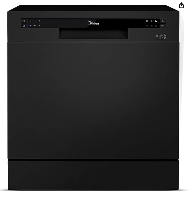 Lava Louças 8 Serviços Preto 127V Midea