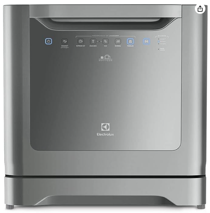 Lava-Louças Electrolux 8 Serviços Inox (LE08S) 220V